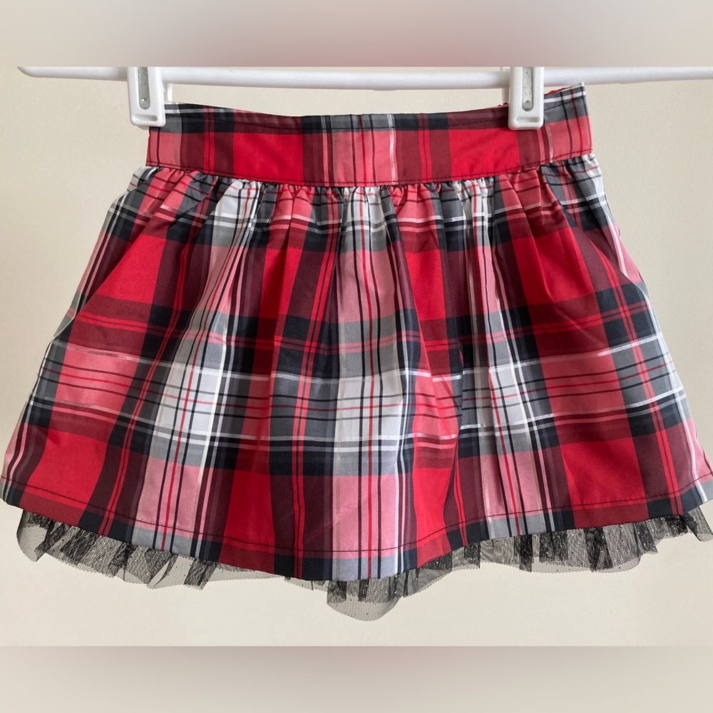 Sonoma Girl's Plaid Tartan Skort Size 4